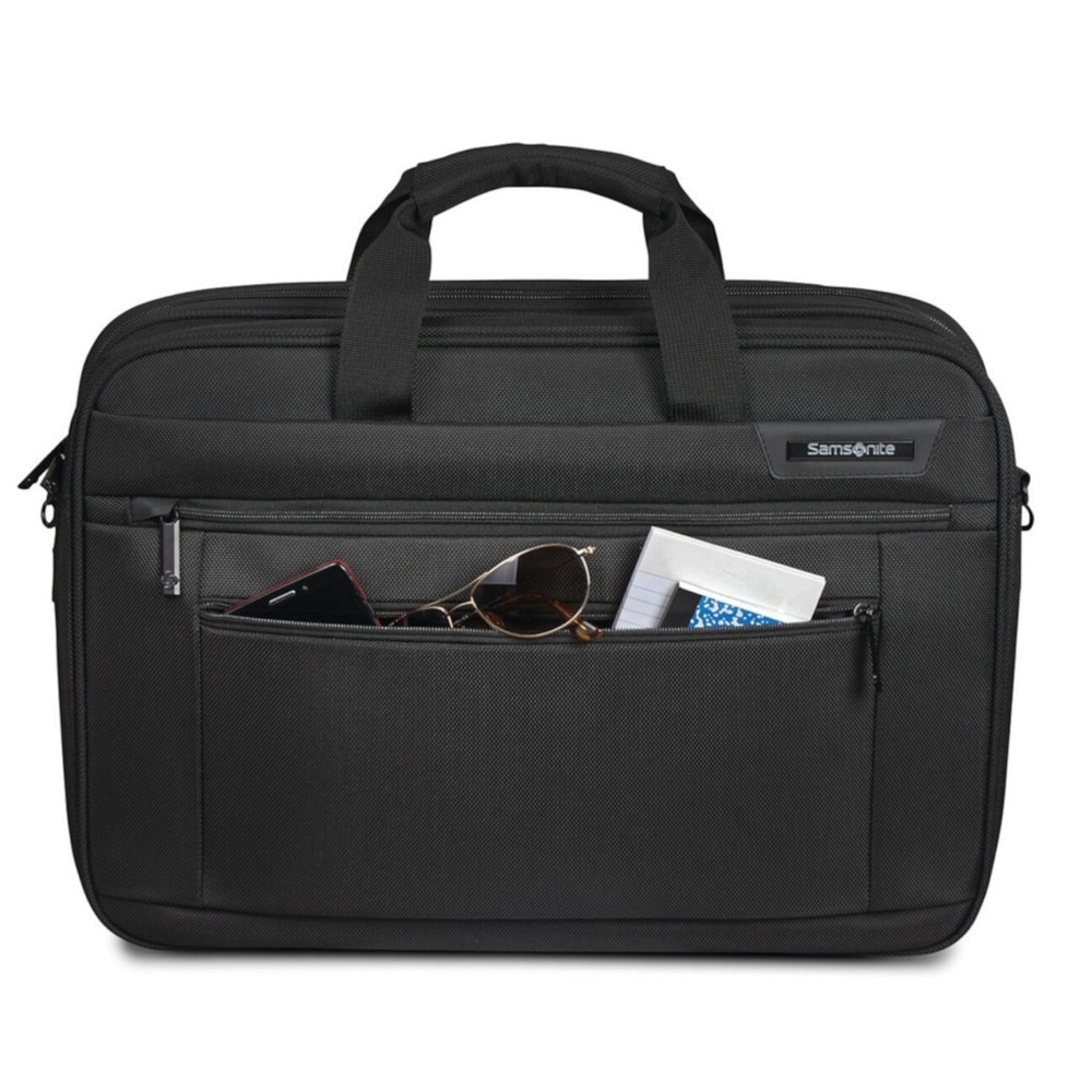 Samsonite Classic Business Men's Briefcase Black - Picture 7 of 9